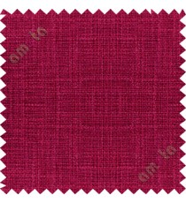Dark red jute finish poly sofa upholstery fabric